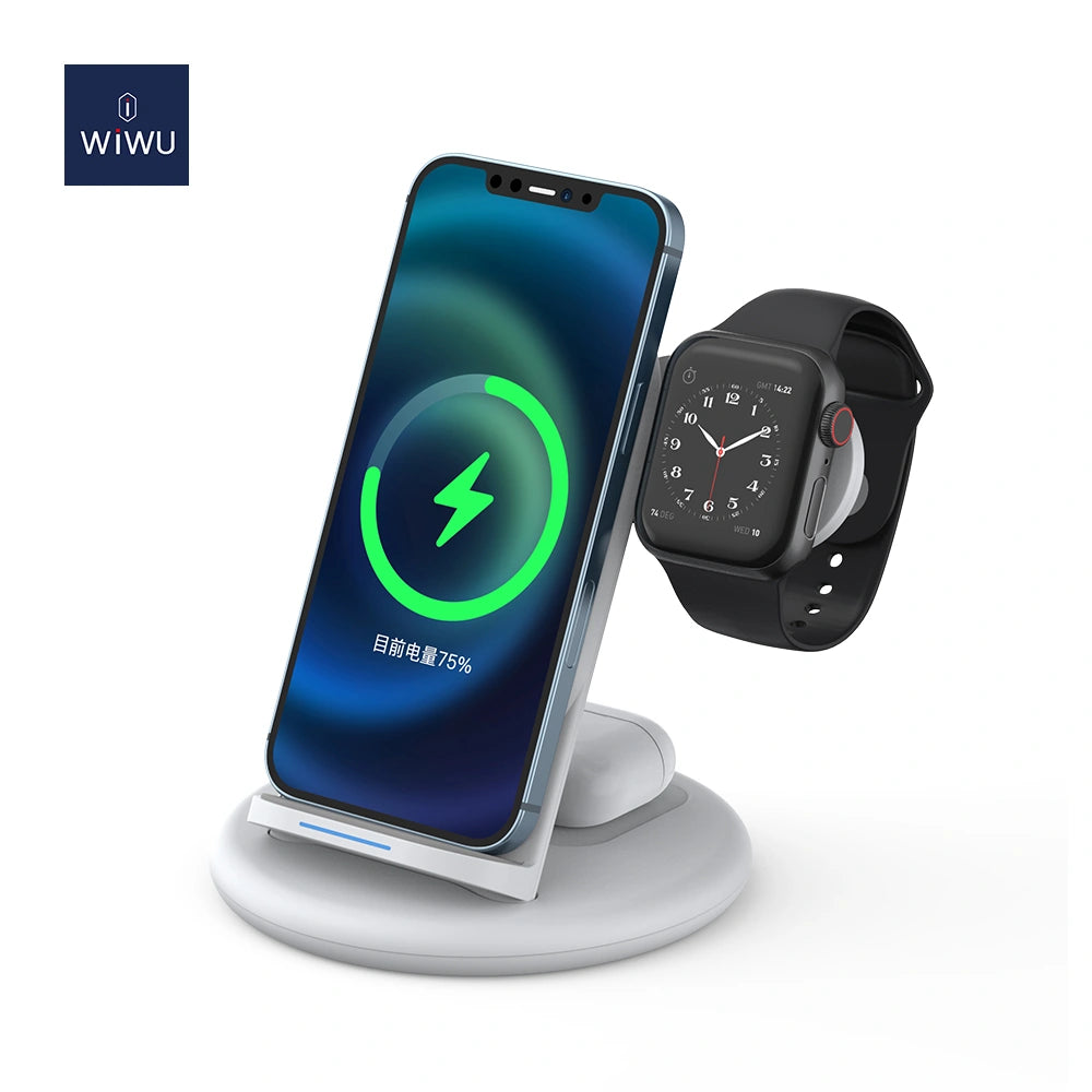 WiWU Power Air 3 in 1 Wireless Charger WiWU Power Air 3 in 1 Wireless Charger
